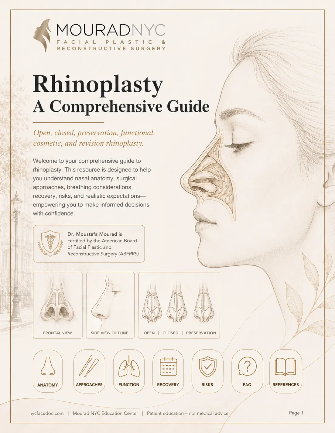 Rhinoplasty Guide — page 1: Cover