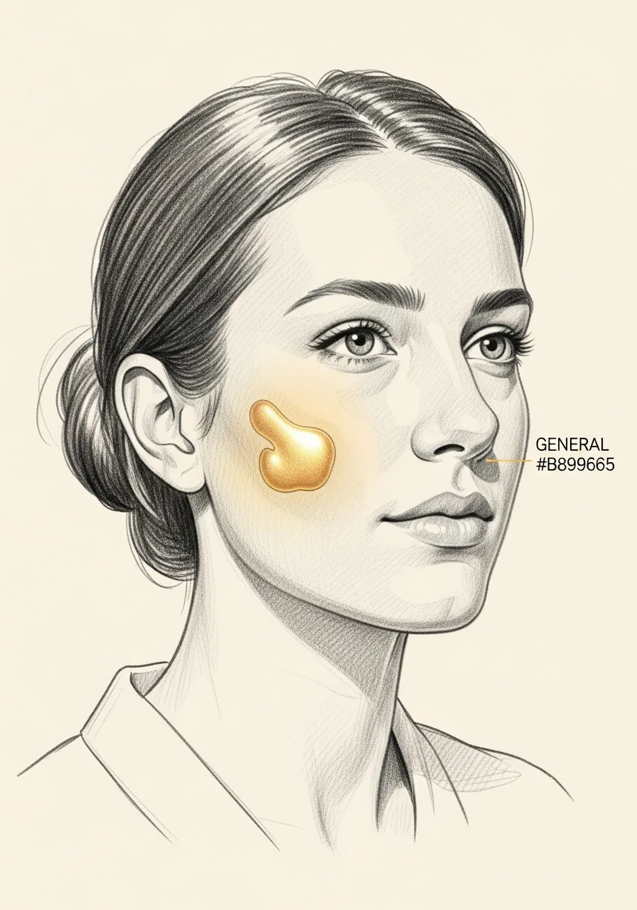 Editorial pencil-sketch portrait — clinical evaluation of suspected sinus infection