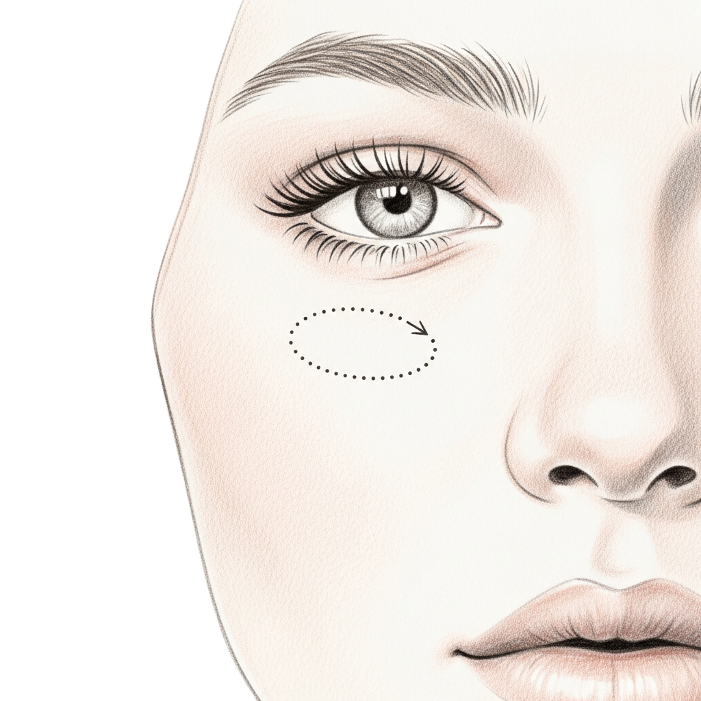 Pencil-sketch diagram — Balloon Tissue-Sparing