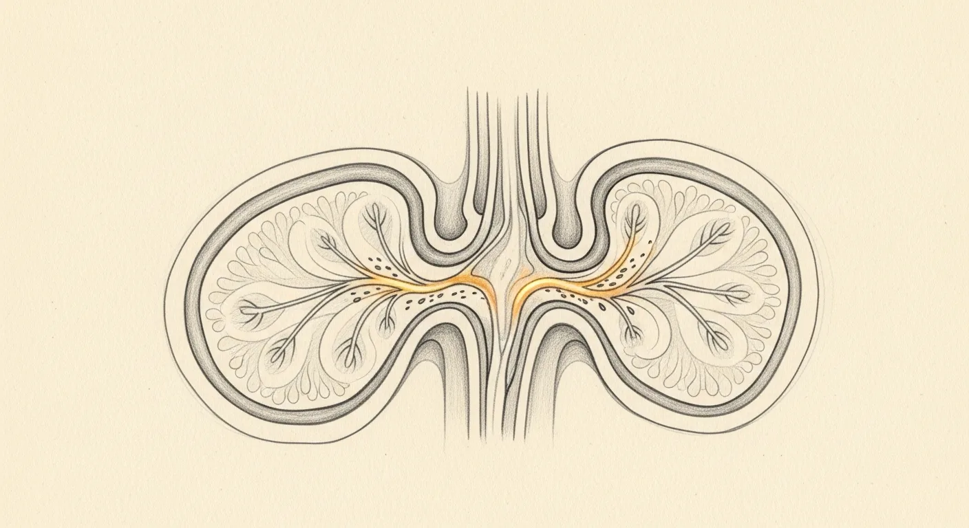 The mucociliary drainage pathway that clears mucus from the sinuses.